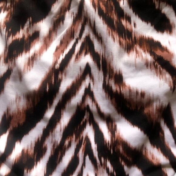 Gibson Latimer NWT  Women’s Fierce Animal Print Lines Hipster Bikini Bottoms XL - Picture 4 of 7